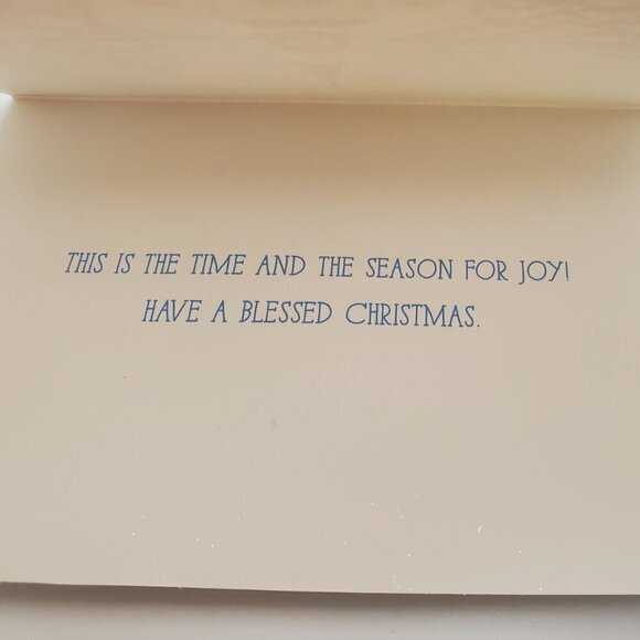 Lot of 6 Paper Magic Group Glitter Church Christmas Holiday Cards with Envelopes - Picture 4 of 5